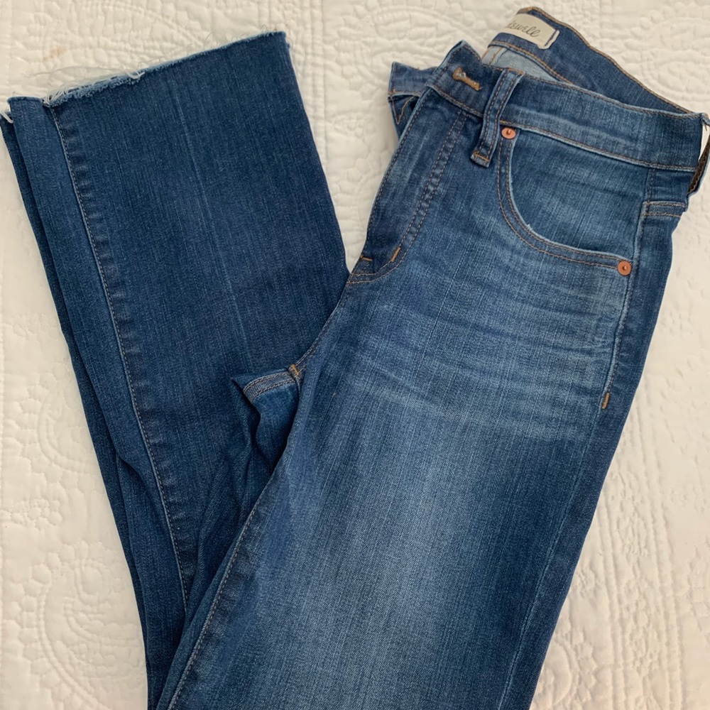 Madewell bootcut crop denim